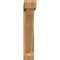 Ekena Millwork Traditional Slat Rough Sawn Bracket w/ Offset Brace, Western Red Cedar, 6"W x 32"D x 32"H BKT0604X32X32TRA06RWR - alternate 2